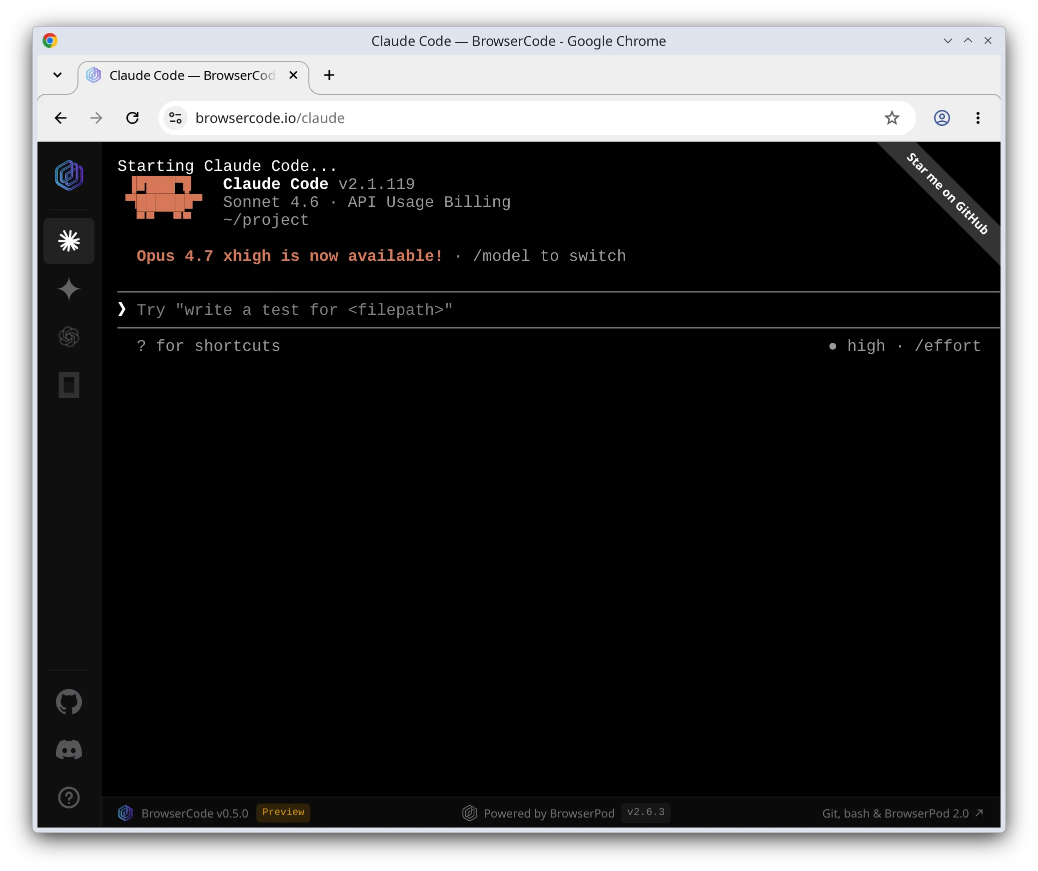 BrowserCode / Claude Code